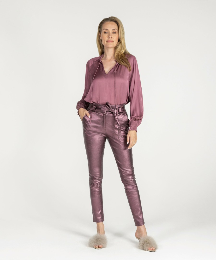 Ibana Paulina Metallic Dusty Rose Hot